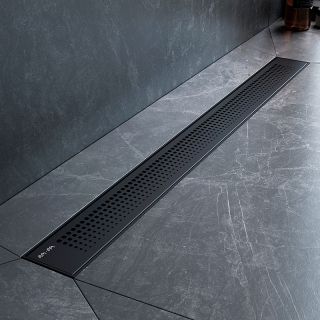 Душевой лоток AM.PM PrimeFlow 80 W02SC-P11-080-01BM с Черной матовой решеткой Cut Gradient